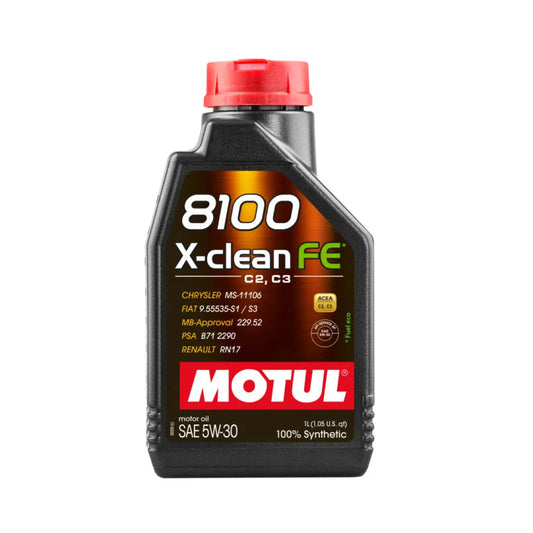 високоякісна олива від Motul 8100 X-clean FE SAE 5W30 1 літр