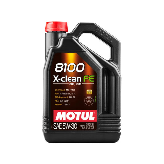 високоякісна олива від Motul 8100 X-clean FE SAE 5W30 5 літр